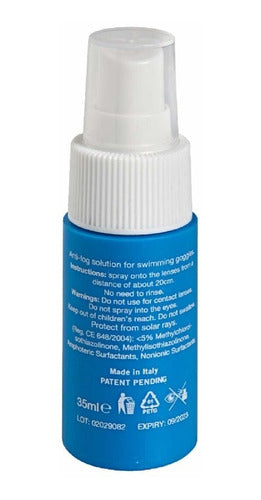 Spray Antiempañante Para Lentes De Natacion Arena Spray&Swim