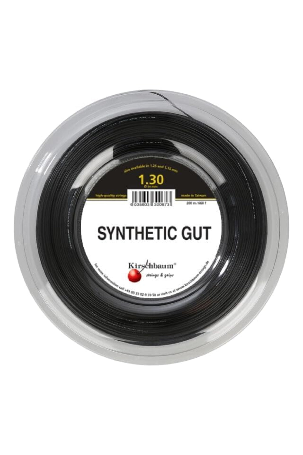 Rollo Encordado para Raqueta de Tenis Kirschbaum Reel Synthetic Gut