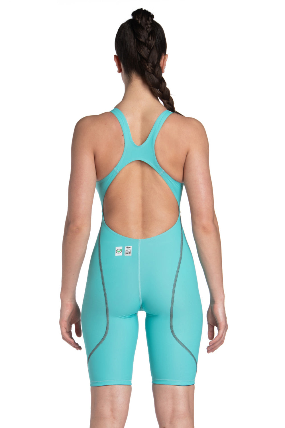 Malla De Competicion Para Mujer Arena Women's Powerskin St Next Full Body Short Leg Open Back Racesuit