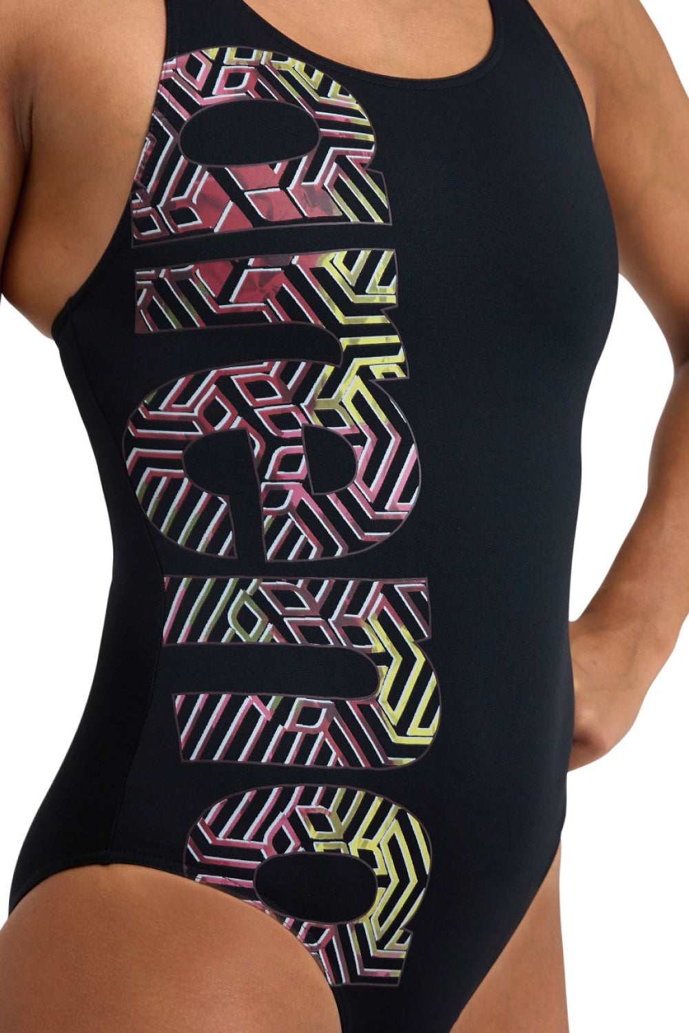 Malla De Entrenamiento Para Mujer Arena Women's Kikko Pro Swimsuit V Back Graphic Print