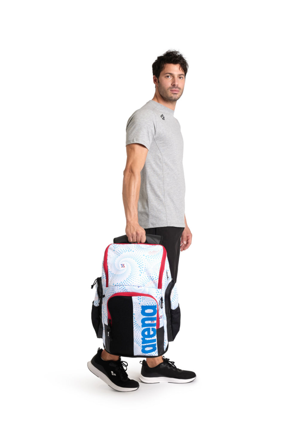 Mochila Urbana, Colegial y Deportiva para Natación Arena Spiky III Backpack 45L Allover