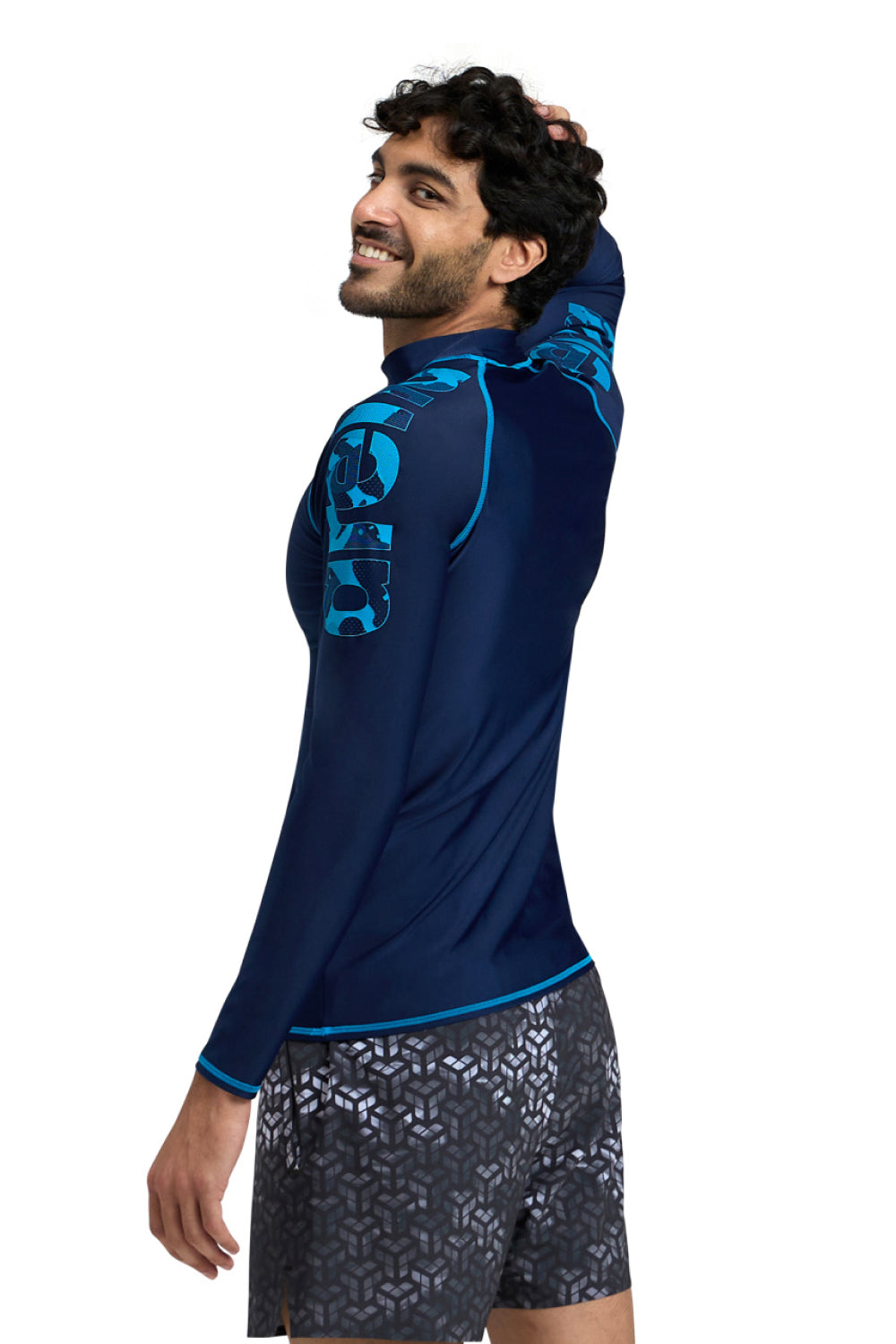 Remera de Lycra con Proteccion UV para Natación Masculina Hombre Arena Men's Rash Vest