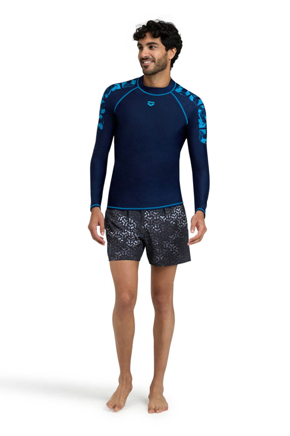 Remera de Lycra con Proteccion UV para Natación Masculina Hombre Arena Men's Rash Vest