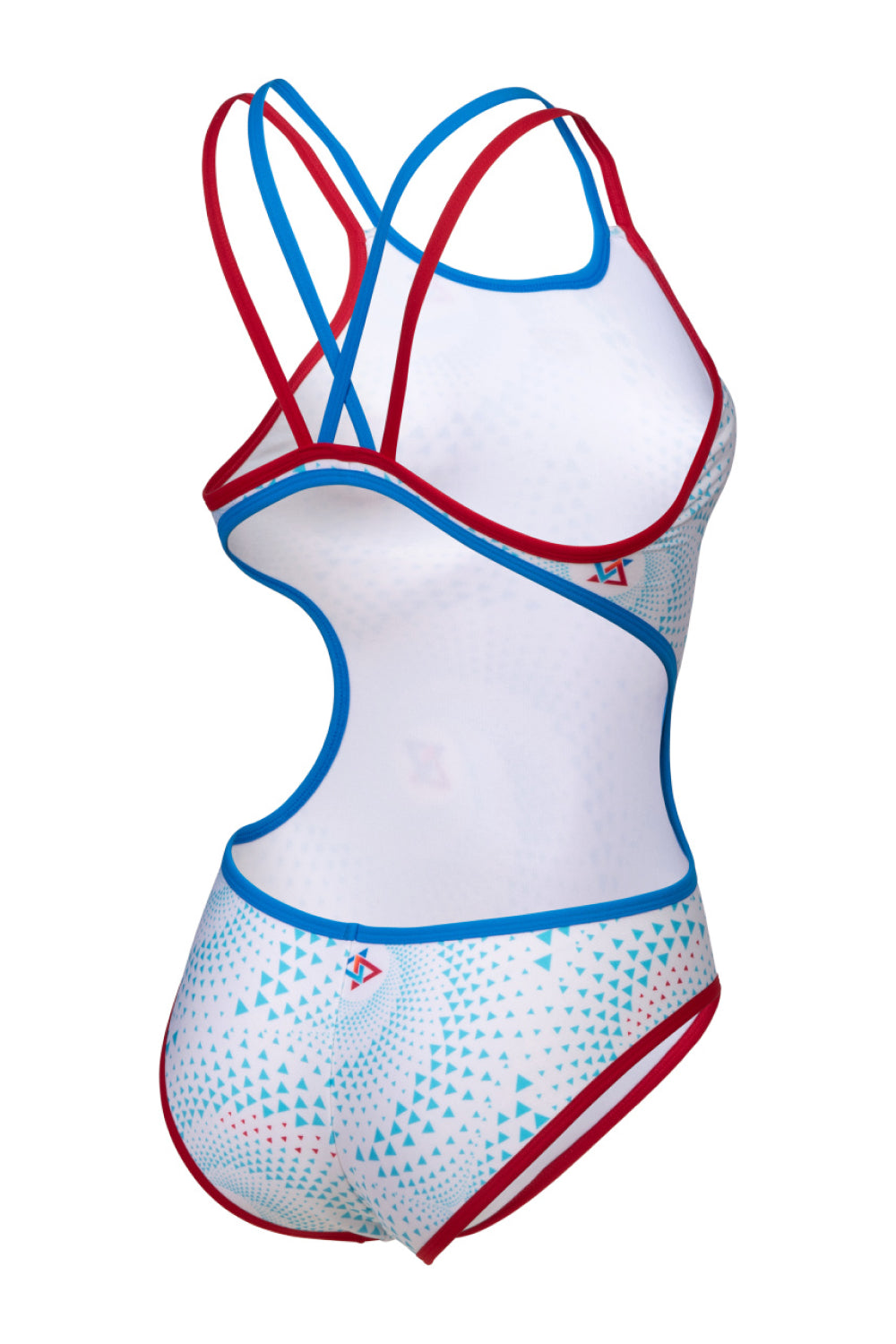 Malla De Entrenamiento Natación Mujer Arena Women's One Fireflow Swimsuit Double Cross Back