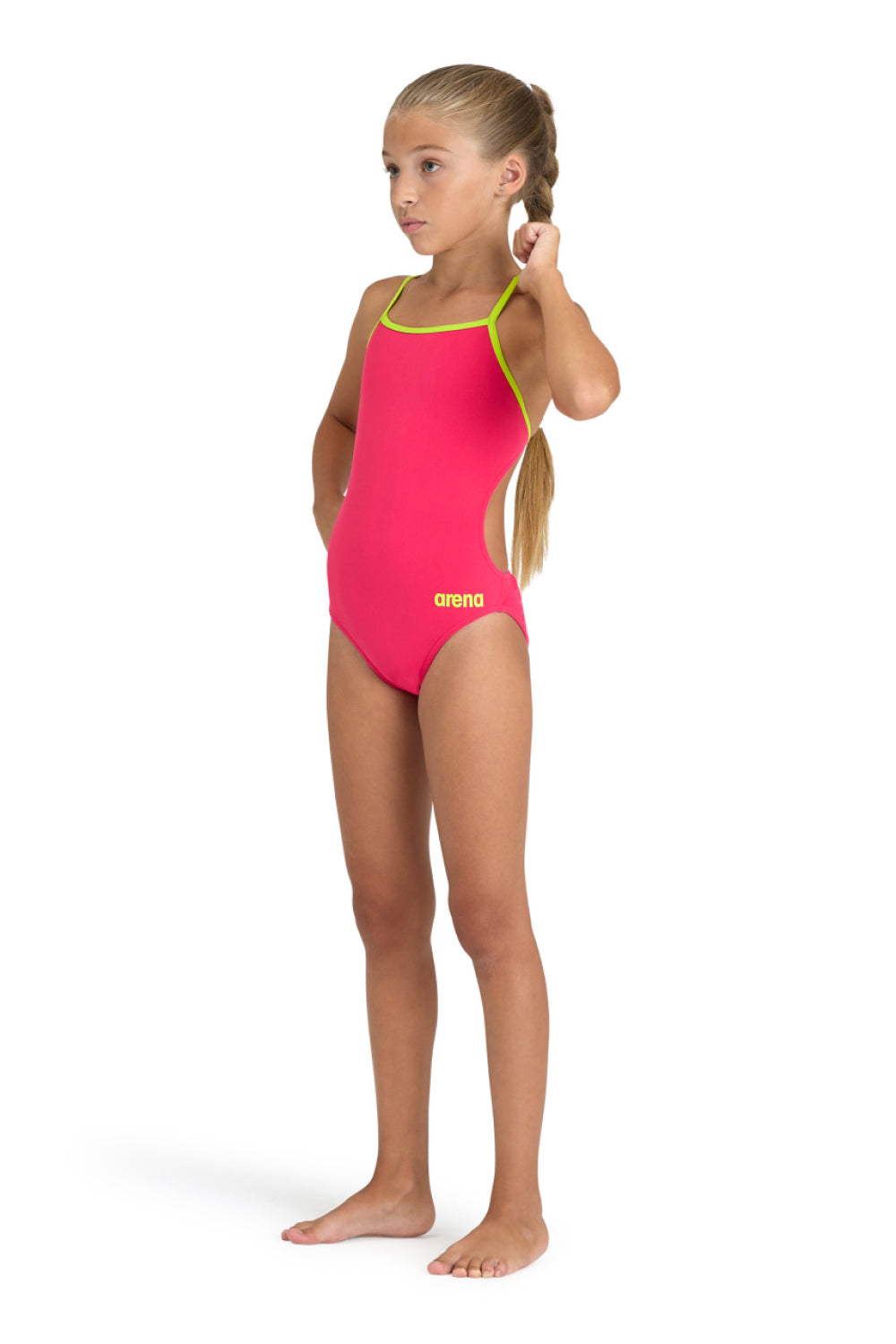 Malla De Natación Entrenaminento Para Niña Arena Girl's Team Swimsuit Challenge Solid