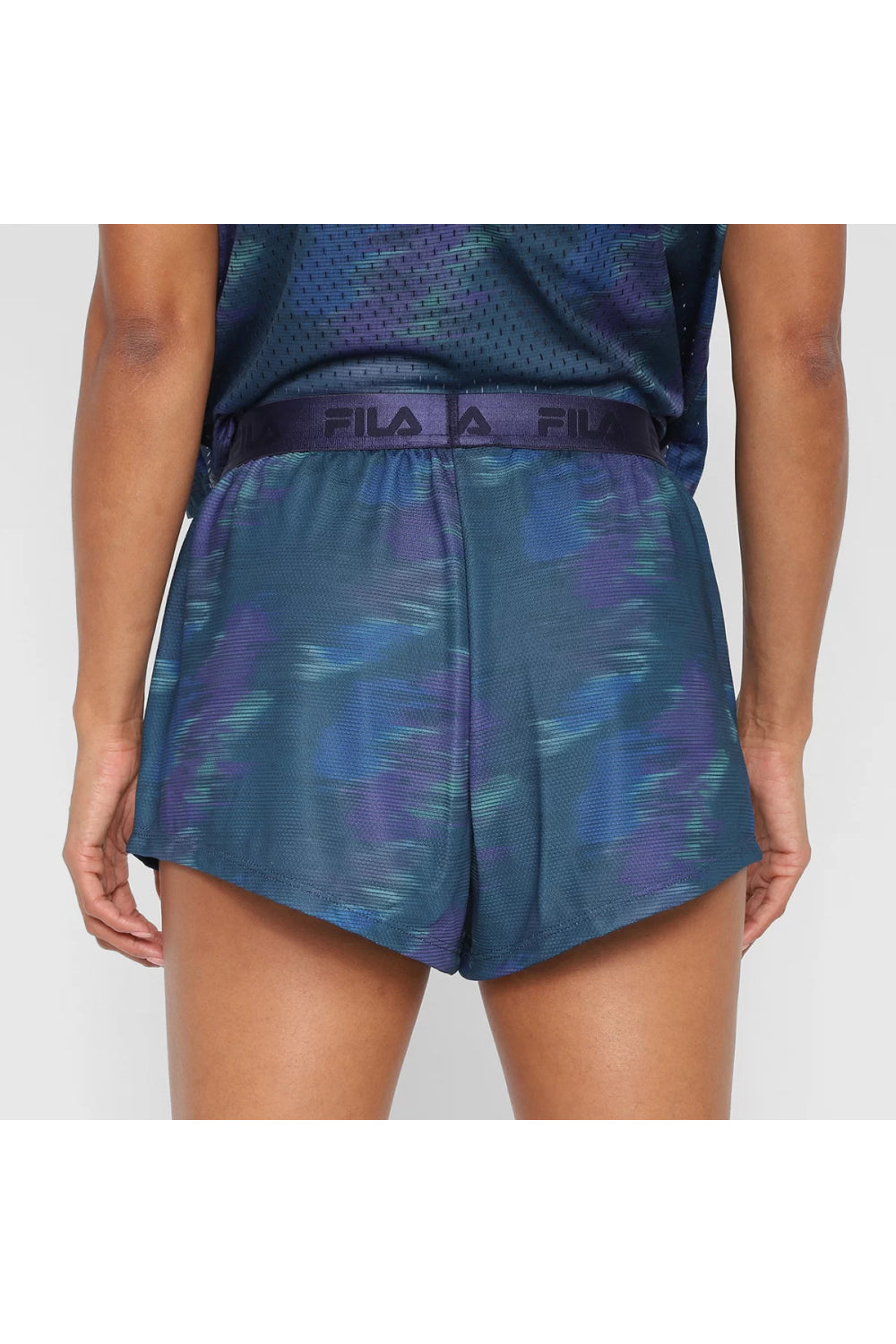 Short con Calza Deportivo Femenino Mujer Fila Flow Elastic