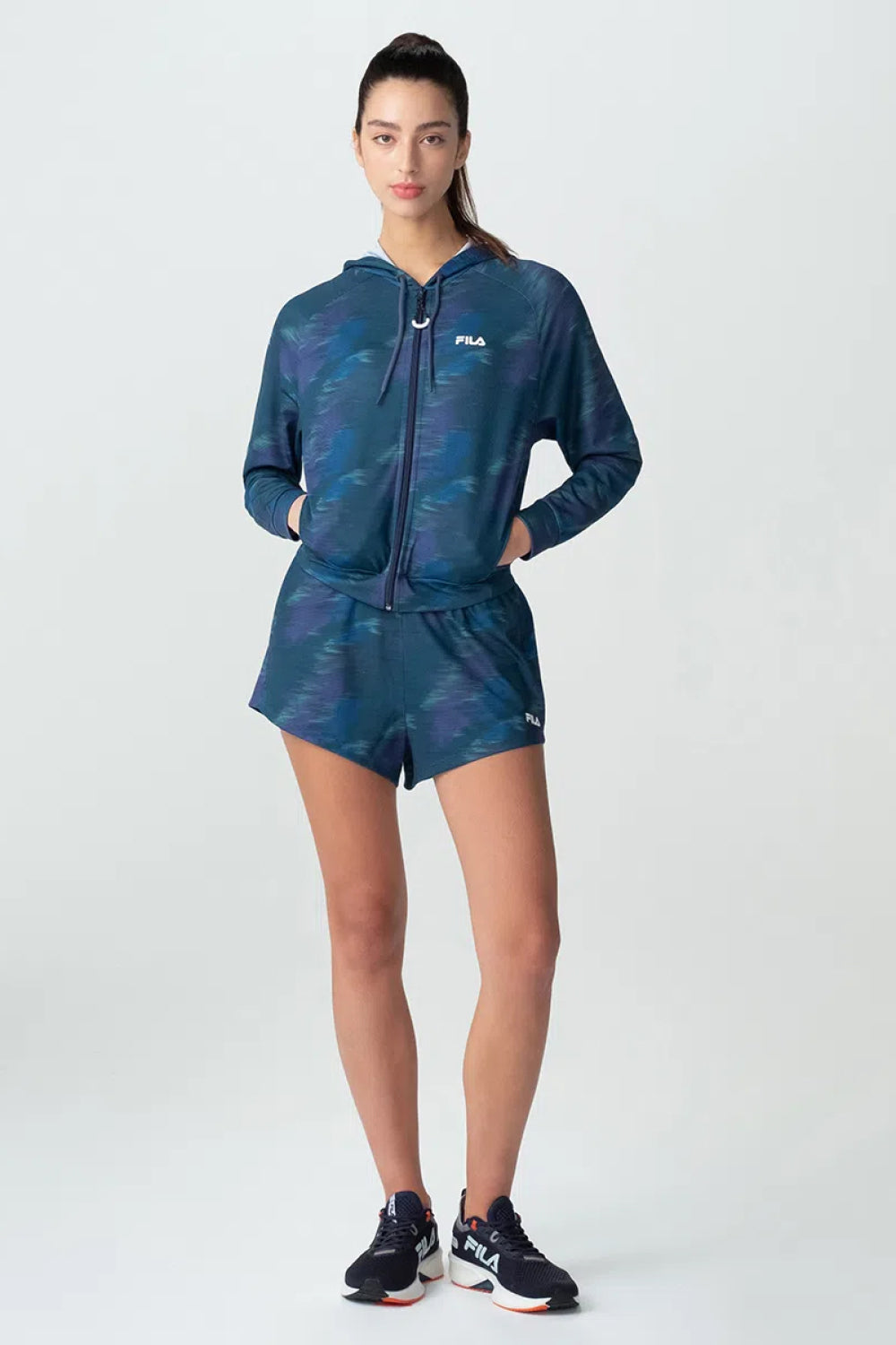 Short con Calza Deportivo Femenino Mujer Fila Flow Elastic