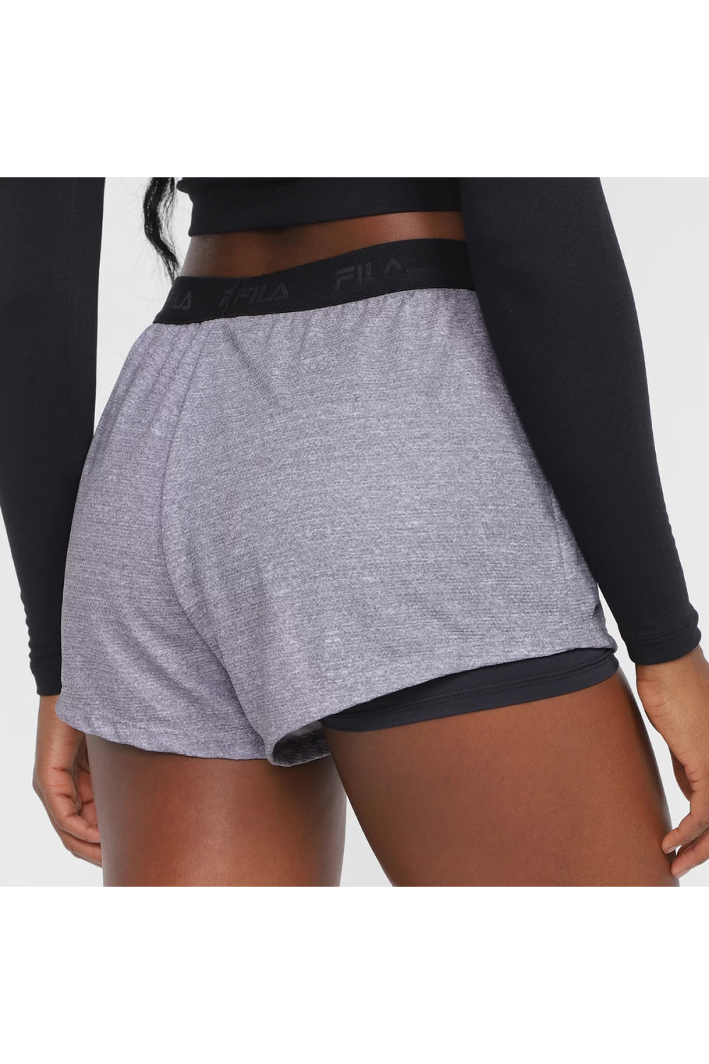 Short con Calza Deportivo Femenino Mujer Fila Flow Elastic