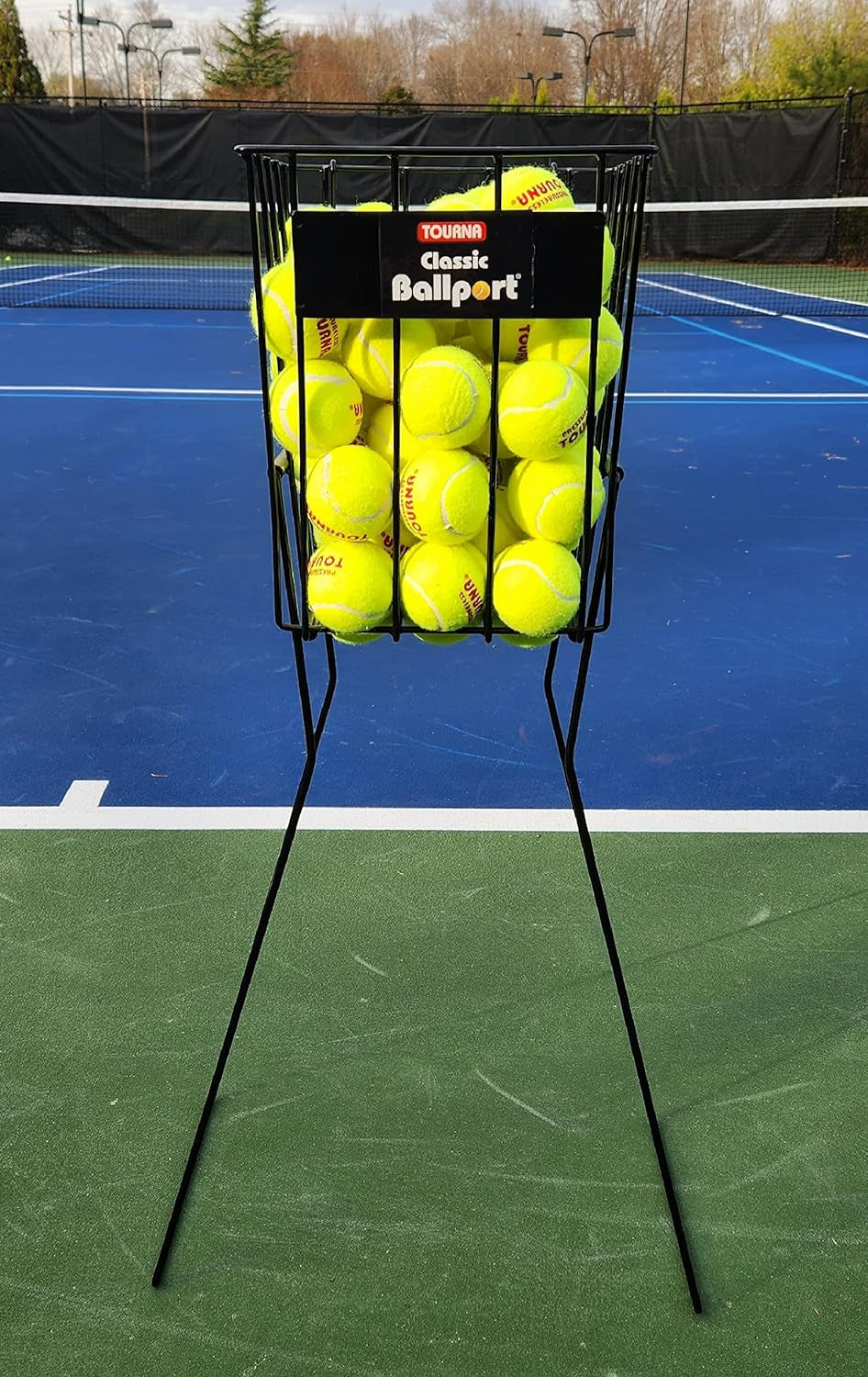 Canasto para Pelotas de Tenis Tourna Tennis Classic Ballport 70 Balls