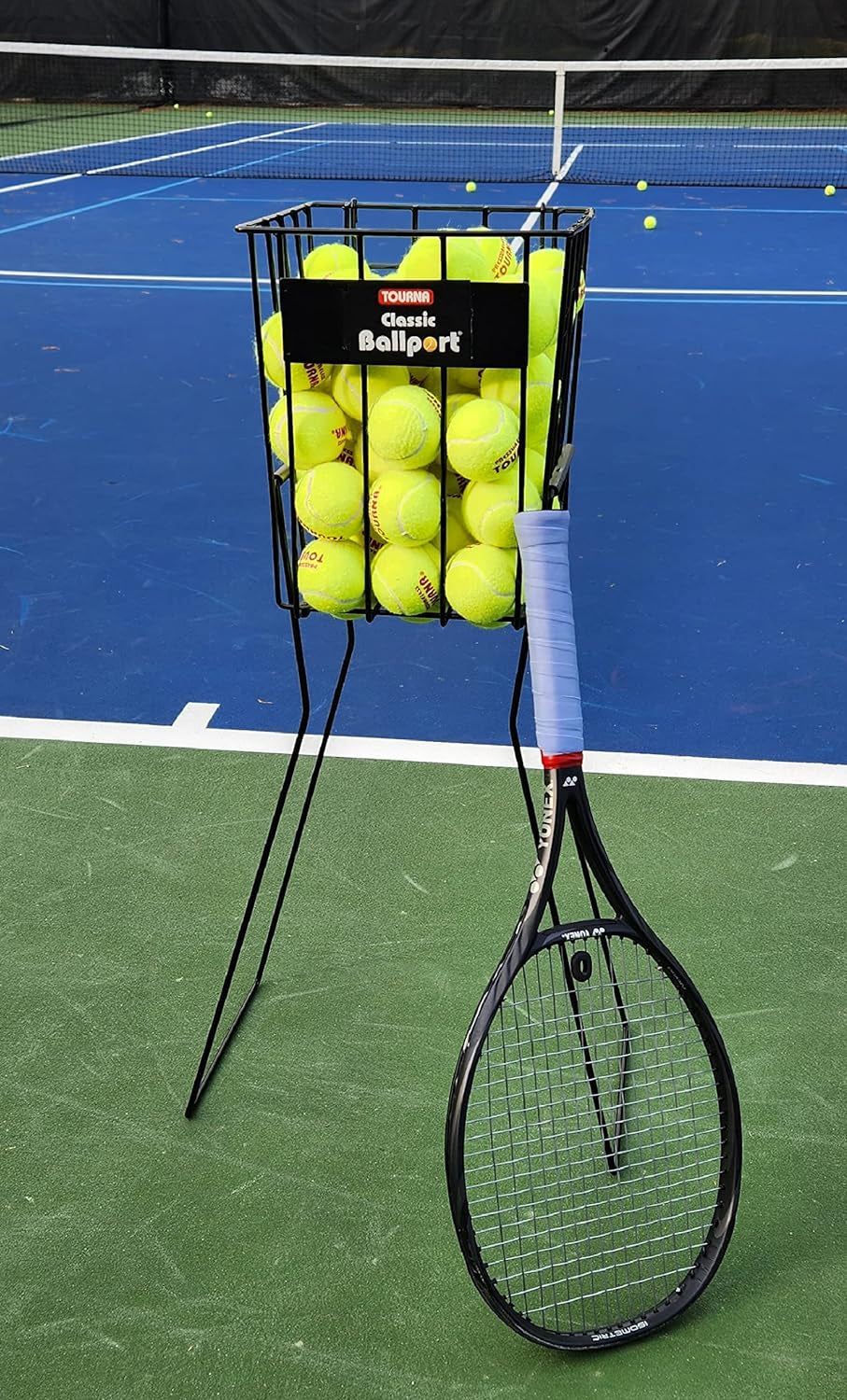 Canasto para Pelotas de Tenis Tourna Tennis Classic Ballport 70 Balls