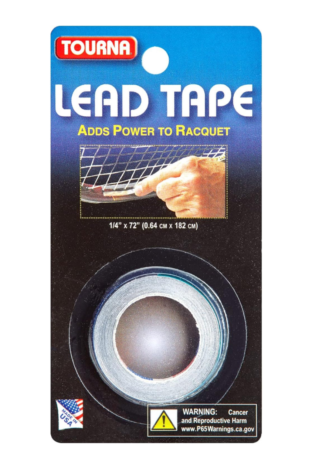 Cinta de Plomo para Raqueta de Tenis Tourna Lead Tape Roll