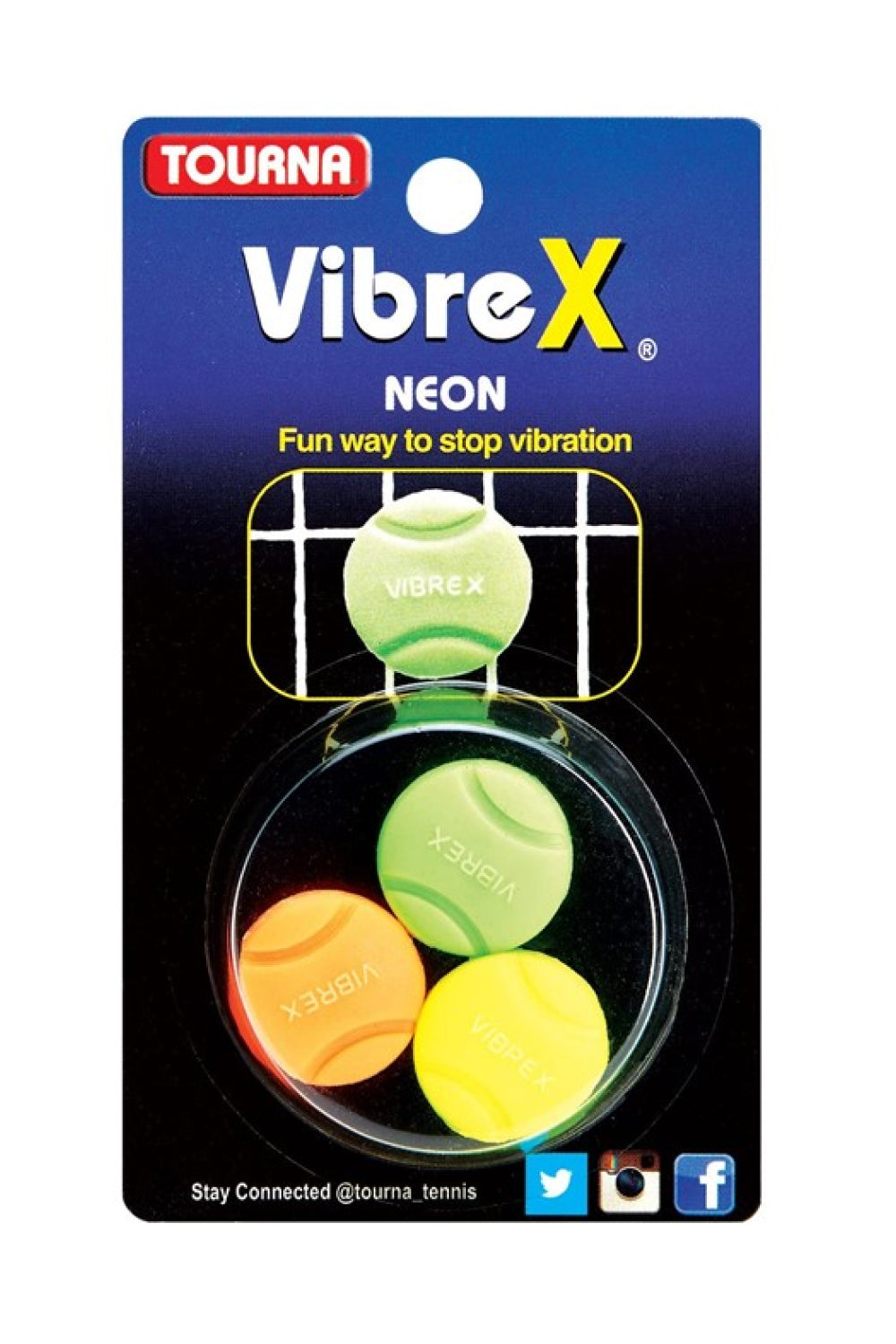 Antivibradores para Raqueta de Tenis Tourna VibreX Pack x3