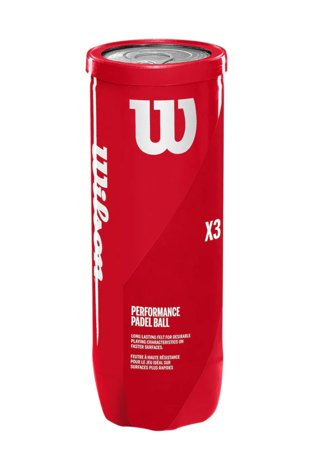 Tubo de 3 Pelotas de Padel Wilson Performance Padel Ball