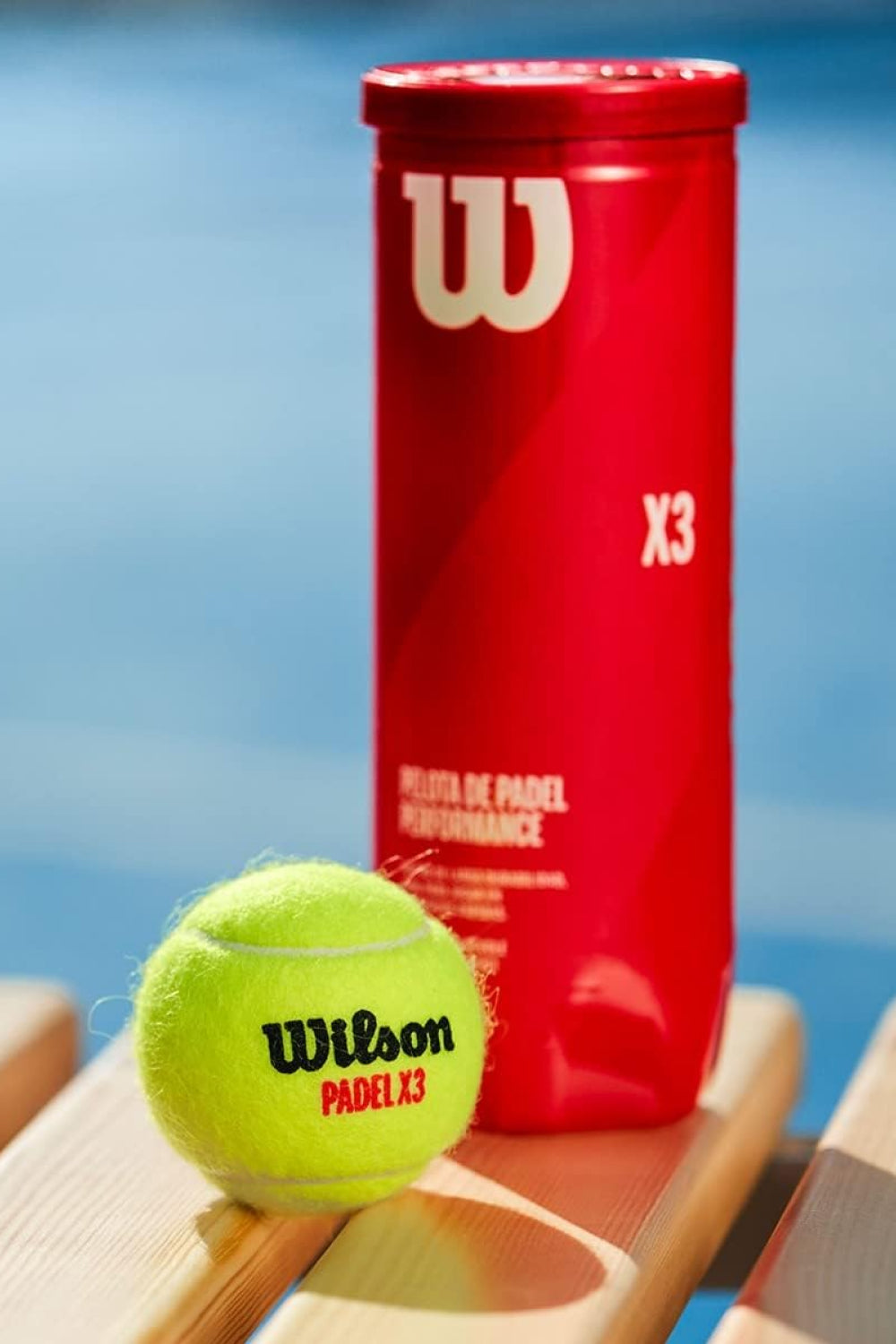 Tubo de 3 Pelotas de Padel Wilson Performance Padel Ball