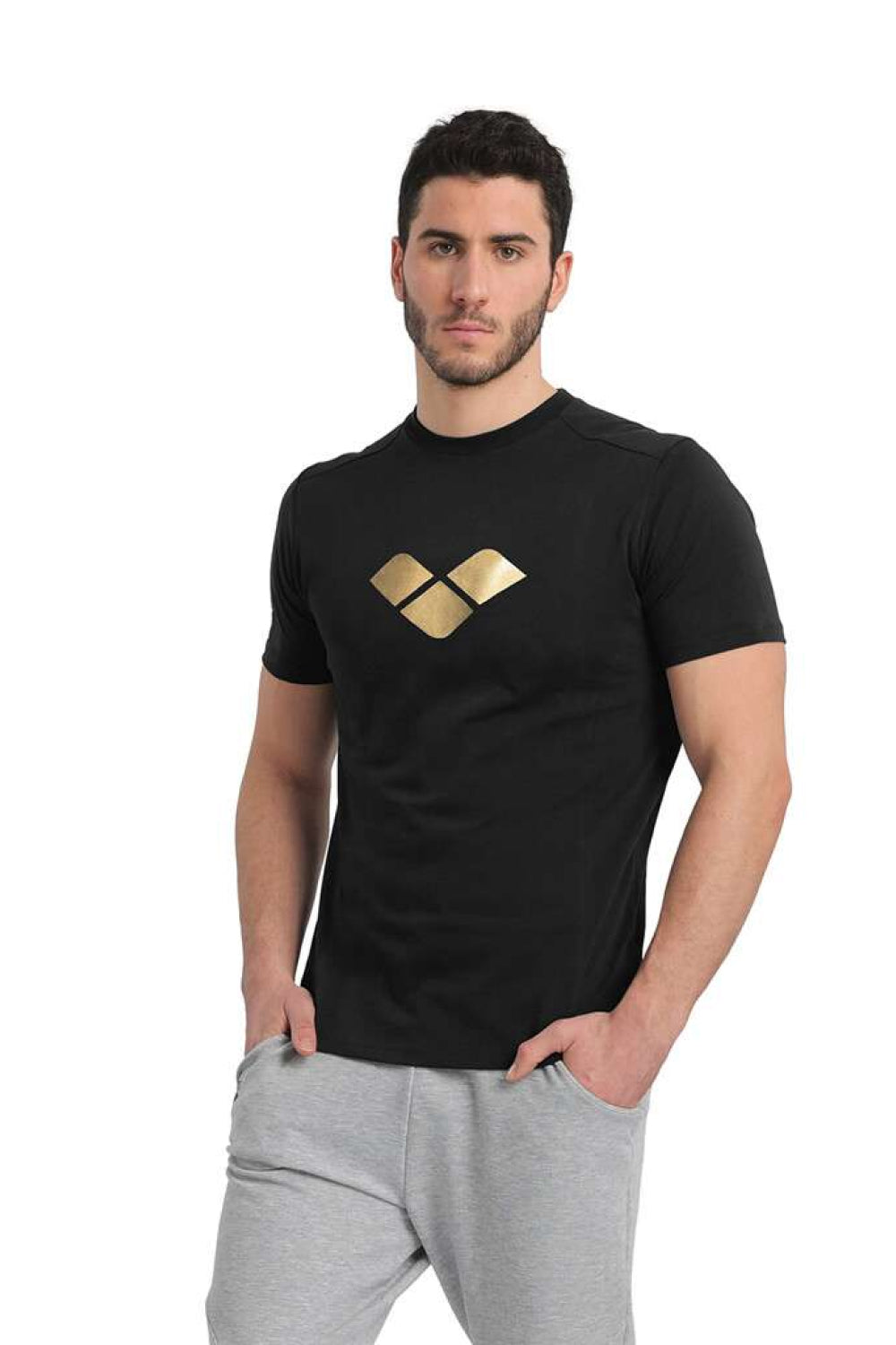 Remera Deportiva Unisex Arena Gold Short Sleeve Tee