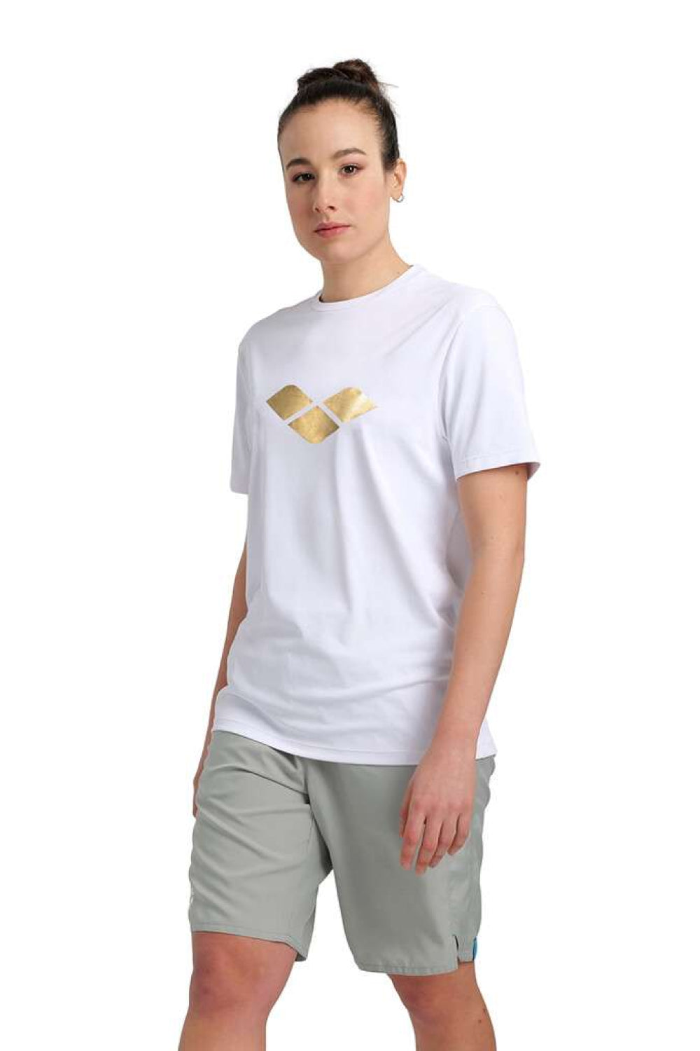 Remera Deportiva Unisex Arena Gold Short Sleeve Tee