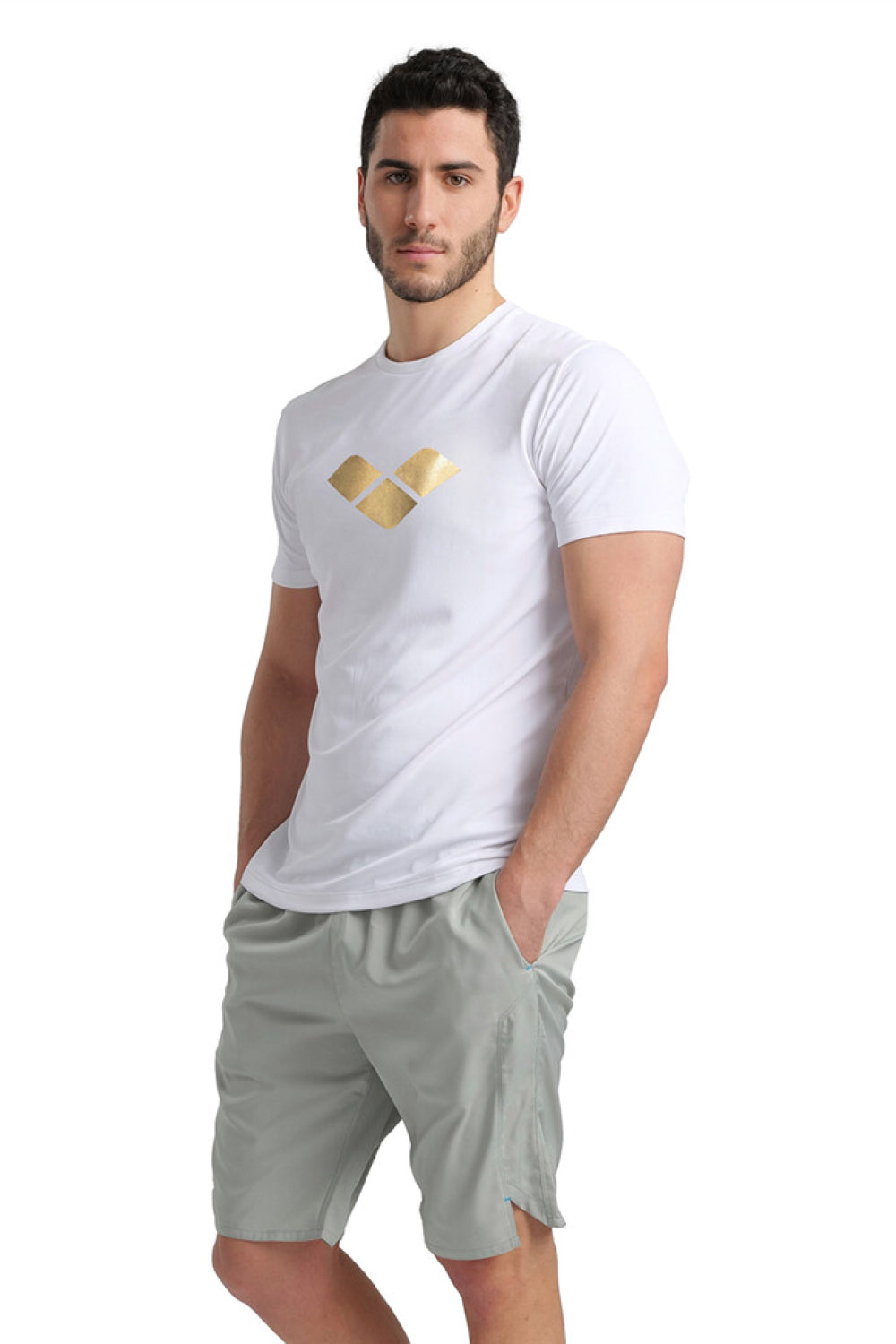 Remera Deportiva Unisex Arena Gold Short Sleeve Tee